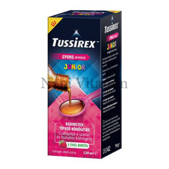 Tussirex Junior köhögés elleni szirup 120ml
